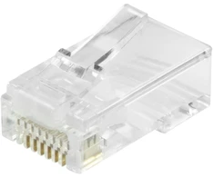 Equip RJ-45 kištukas permatomas (121174)