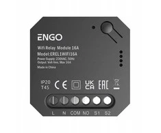 EREL-16WiFi - Išmanioji relė - Pažangi WiFi relė, skirta ENGO Smart sistemai, 1x16A, NO-COM