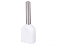 Ergom E08KH-02020100201 Izoliuotas antgalis HI 2X0.5/8 DIN E08KH-02020100201 /500 vnt./