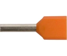 Ergom E08KH-02020102201 Izoliuotas antgalis HI 2X4/12 oranžinis E08KH-02020102201 /100 vnt./
