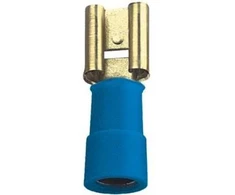 Ergom E10KN-03010201001 Izoliuota įvorė NI 6.3-2.5/0.8 B PVC E10KN-03010201001 /100 vnt./