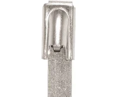 Ergom Plieninė nerūdijančio plieno kabelių juosta TSB su rutuliniu užraktu 200 x 4,6mm 100vnt. (E01TK-03020100201)