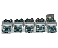 Ergom LZG 5 -95 5 -bėgių jungtis 95mm2 balta R35RW- 0103300201