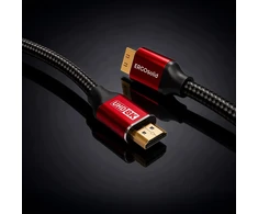 Ergosolid HDMI 2.1 kabelis 8K@60Hz 48Gbps – 2m (OFC varis, apvalkalas, eARC, Atmos, HDR) (HDMI-200CM)