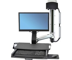 Ergotron Stilius Žiūrėti ® laikiklis Sit- Stand Combo sistema su darbo paviršiumi (45 -272-026)