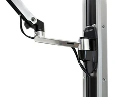 Laikiklis Ergotron Ergotron LX - montavimo rinkinys (CPU-Halter, Maushalterung, 2 Schienenabdeckungen, Tastaturarm, 2 Kabelkanale, Handgelenkkissen, Wandschiene 10'', Wandschiene 34'', Ekranas-Befestigung, Mauspad) - fur LCD-Ekranas / PC-Ausrustung - kleiner CPU-Halter