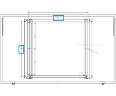 Monitorius Ernitec 0070 HB3000 P 86'' 4K (86'' 24/7 4K UHD -Vandal &amp;)
