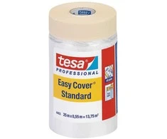 Apsauginė dažymo plėvelė su lipnia juosta TESA STANDARD, 25m x 0,55 m