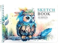 Eskizų sąsiuvinis A5/60K lygus Owl FRESH