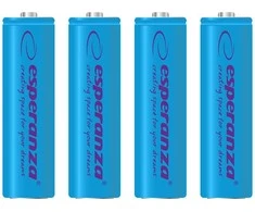 Esperanza AA / R6 mėlyna baterija 2000mAh 4 vnt.