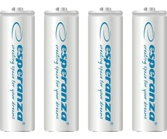 Esperanza Baterija balta AA / R6 2000mAh 4 vnt.