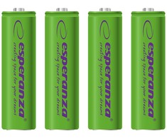 Esperanza Žalia baterija AA / R6 2000mAh 4 vnt.