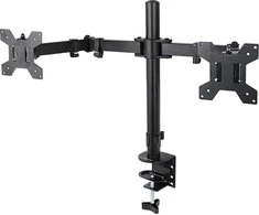 Monitorių Laikiklis - Esperanza ERW018 Dviem Monitoriams 10-27" Iki 8kg