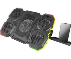 Nešiojamojo Kompiuterio Aušinimo Stovas - Esperanza EGC107 2600 RPM, Juodas