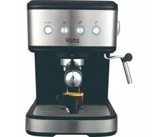 Espresso kavos aparatas Oliver Voltz OV51171F, 1,2L, 20 bar, 1100W, Kreminis diskas, Juodas/Inox