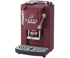 Kavos aparatas FBR Faber Pro Deluxe Cherry Raudona Chrom