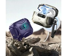 ESR Cyber ​​​​FlickLock MagSafe dėklas, skirtas AirPods Pro 3 ausinėms - Violetinė