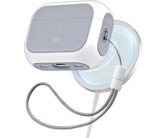 Dėklas ESR Orbit Hybrid, skirtas AirPods Pro, Magsafe (baltas)