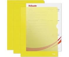 Laikiklis Leitz Esselte Esselte 54842, A4, Polypropylene (PP), Geltona, Portrait, 220 mm, 1 mm
