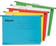 Esselte Sustabdyti aplankai Esselte Classic A4, spalvų derinys, 10 vienetų 93042