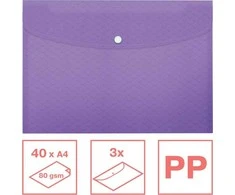 Esselte Piniginė Colour'BreezeA4 PP3vnt Lawendowy