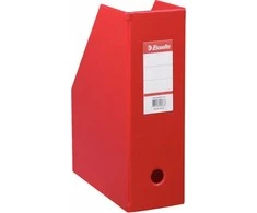Esselte Popierinis konteineris, A4 žurnalų sulankstymas PVC 100mm raudonos (10K215B)