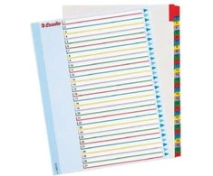 Esselte A4 Mylar Segregator pervedimai su Aprašymas puslapis 1-31 (10K200C)