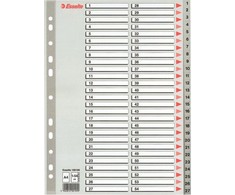 Leitz Esselte A4 PP segtuvų mechanizmai pilki 1 -54 (10K154F)