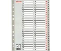 Leitz Esselte A4 PP segtuvų mechanizmai pilki 1 -54 (10K154F)