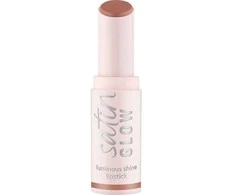 „Essence Satin Glow Luminous Kreminis“ lūpų dažai 01 „Whole Latte Love“ 3,5 g