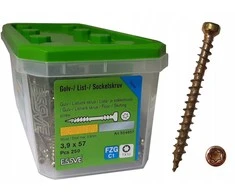 Grąžtas Medsraigčiai Essve 3,9 mm x 57 mm, CR, TX10, 250 vnt.