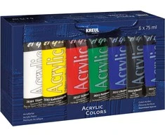 Akriliniai dažai C. KREUL 28260, 6 × 75 ml