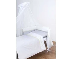 „Estilex“ lovelės patalynė su buferiu 100x135 Bianco Zigzag