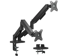 eStuff Laikiklis na 2 monitory Dual Gas Spring Monitorius Mount