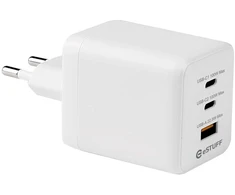 eSTUFF INFINITE USB-C įkroviklis ES PD 100W GaN. 2 x USB-C. 1 x