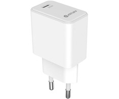 Įkroviklis eStuff USB-C Charger EU PD 20W Balta (ES635028-BULK)