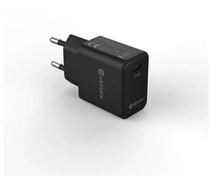Įkroviklis eStuff USB-C PD 20 W Juodas (USB-C Charger EU PD 20W. 1 x)