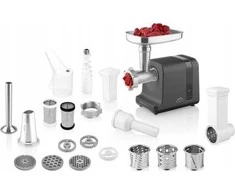 Mėsmalė ETA | Meat grinder | ETA607590000 Besto | Juodas/Stainless Steel | 2500 W | Greičių skaičius 1 | Throughput (kg/min) 2.9 | Sausage stuffing, fine grinding, coarse grinding, medium grinding, grating, fruit press