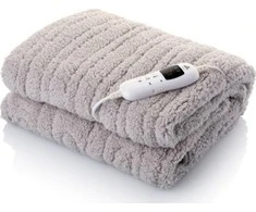 ETA | Elektrine šildoma antklodė | 4325 90000 | Šildymo lygių skaičius 9 | Asmenų skaičius 1 | Skalbiamas | Nuotolinio valdymo pultas | Shu Velveteen &amp; Coral fleece | 120 W | rusvai gelsvas