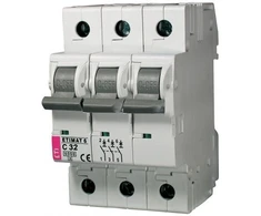 Automatinis jungiklis Eti MAT6, 3P, C, 32A, 6kA