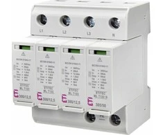 ETI modulinis viršįtampio ribotuvas ETITEC ML T123 300/12.5 3+1