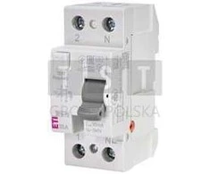 Srovės nuotėkio rėlė ETI EFI6-P2 A 6kA, 2P, 25 A, 240 V,30mA