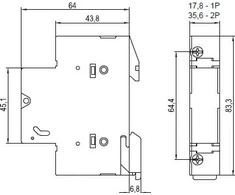 Eti-Polam Cilindry kaitintuvas 3P 32A 10x38mm PCF (002550004)