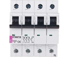 Eti-Polam Grandinės pertraukiklis 3P+N B 25A 10kA AC ETIMAT10 002126718