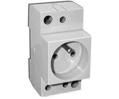 Eti-Polam Modulio lizdas 2P + Z 10 / 16A 230V Schuko geležinkeliams (002414020)