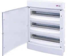 Eti Polam 001101098 Modulinis skirstomasis skydas 3x18, įleidžiamas /baltas/ IP40 ECM3X18PO-s DIDO 001101098