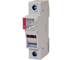 Eti-Polam Cilindro saugiklio jungtis 1P 25A 1000V DC 10x38mm EFH 10 DC (002540201)