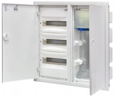 Eti Polam 001101374 Hibridinis skirstomasis įrenginys 3x12, įleidžiamas, baltos metalinės durys / IP40 400V AC / ERP12-3-3H MEDIA 001101374