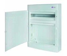 Eti Polam 001101313 Multimedijos skirstomasis skydas 3x18, montuojamas ant paviršiaus, tuščias, su TH / IP 40 magistrale 400V AC / ECT 3X18PO MEDIA-MOD/EMPTY 001101313