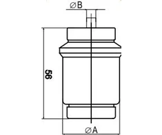 Eti-Polam Saugiklis įdėklas DIV BWT 80A R 1 1 / 4 'gF 500V 002314101